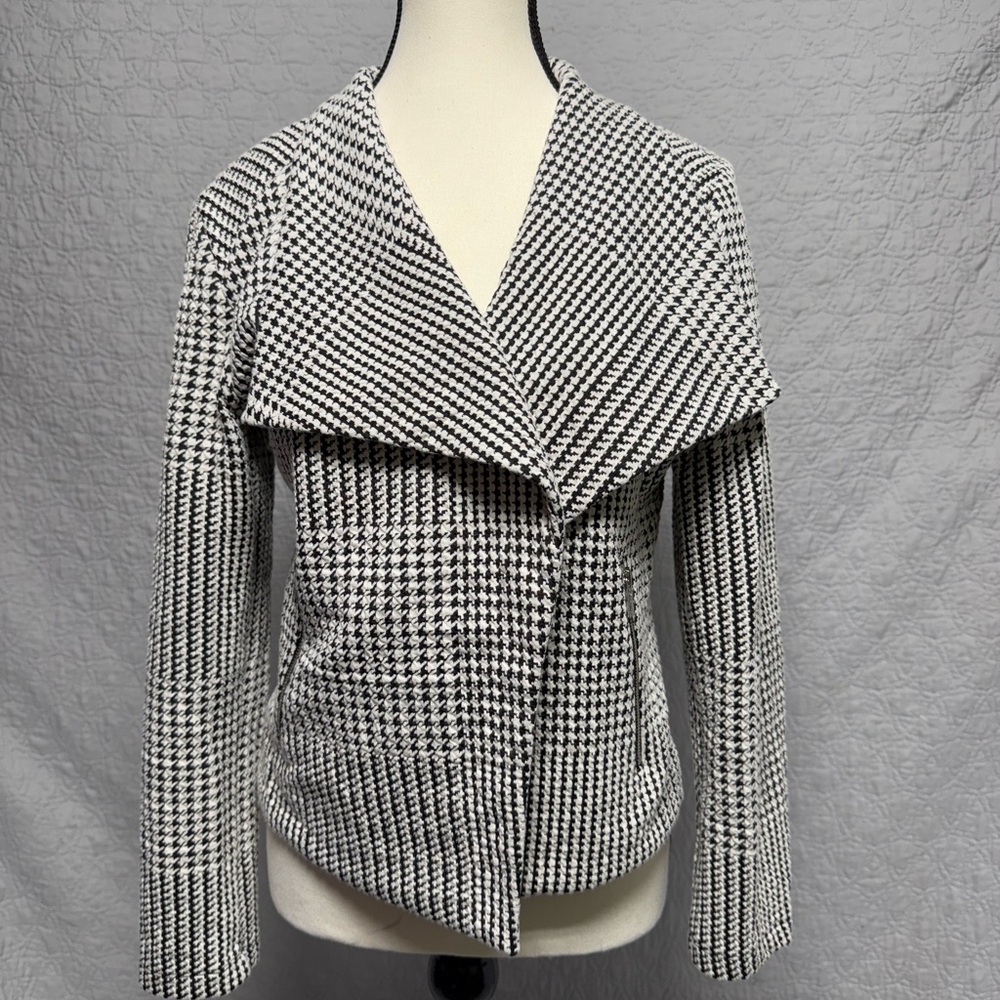 Calvin Klein Monochrome Houndstooth Cardigan